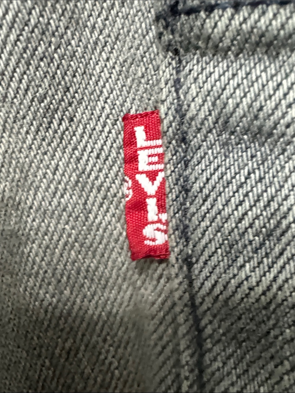 Levi's 501 ‘93 Premium Big E Men's Washed Gray Slim Straight Jeans Size W31X34 - Picture 10 of 14